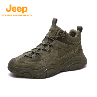 Jeep男式户外徒步鞋P430912045 卡其 43码