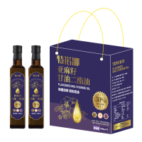 特诺娜(Tenuora Olive)亚麻籽甘油二脂油(≥50%)500ml*2礼盒