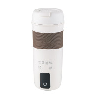 厨创妈咪(kitchen mommy)家用旅行电热水杯保温杯SY-635A灰色0.35L