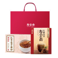 寿全斋 暖心组合 420g红糖姜茶120g*1盒 西湖藕粉(红枣莲子)300g*1盒