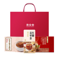 寿全斋 暖心组合 840g 红糖姜茶360g*1盒 红糖姜枣茶180g*1盒 西湖藕粉(红枣莲子)300g*1盒