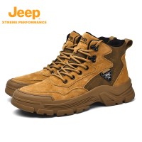 Jeep户外休闲徒步鞋P340811006 土黄 39码