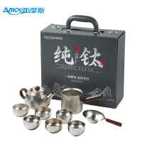 亚摩斯(AMOS)纯钛茶具套装AS-TICH06[礼盒装]