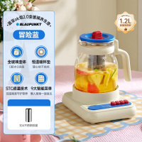 蓝宝(BLAUPUNKT)玻璃养生壶+茶漏BP-HP06 冒险蓝