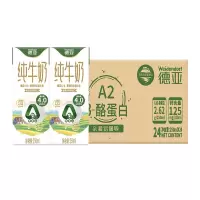 德亚(Weidendorf)4.0蛋白质A2β-酪蛋白全脂纯牛奶250ml*24盒