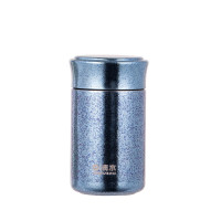 清水SM-T6061-024钛茶叶罐240ml远天蓝