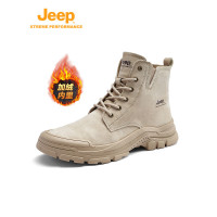 Jeep情侣时尚登山鞋男款P241071122 燕麦灰加绒 43码