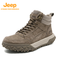 Jeep男式户外休闲靴P440911017 卡其色41码