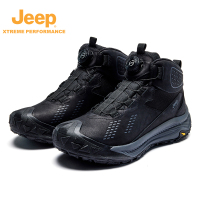 Jeep男式户外徒步鞋(加绒)P341091139 黑色 45码