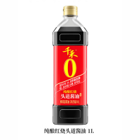 千禾 0添加纯酿红烧 酿造老抽酱油 1L瓶