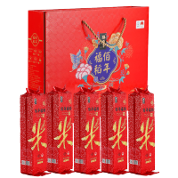 粮佰年佰年褔稻长粒香大米 礼盒1kg*5