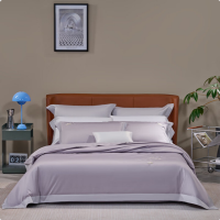 水星家纺黛影松痕100S超柔长绒棉四件套S04(抗菌)1.5-1.8米床132074 规格:1.5米