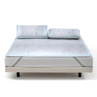 水星家纺DH茉上白云印花冰丝席三件套-S03 130807 规格:150cm×200cm(枕套:48×74cm*2)