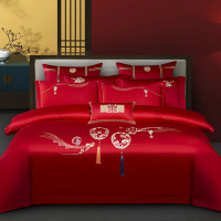 罗曼罗兰全棉婚庆套件 芜佳佑喜 TJ013 801936-200*230cm