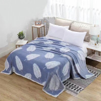 罗曼罗兰塔芙绒休息多用毯-蓝色情怀737746 规格:100*120cm