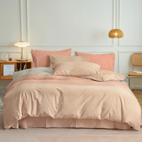 罗曼罗兰全棉磨毛四件套 温柔晨光 TJ010 801820床单款(被套200*230cm)