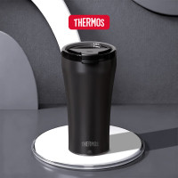 膳魔师 不锈钢保温搅拌杯395ml TEOB-400C 曜石黑