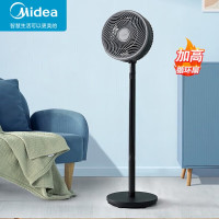 美的(Midea)电风扇FGA24UM 家用落地扇 立式轻音节能可定时降温 [可拼接台地两用]