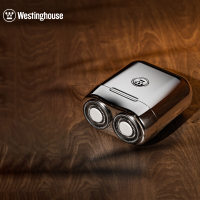 西屋(WESTINGHOUSE)全合金便携旋转式电动剃须刀G30电镀银
