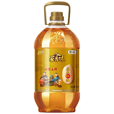 福临门 家香味沂蒙土榨花生仁油5L