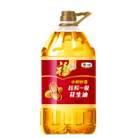 福临门 小榨炒香压榨一级花生油5L