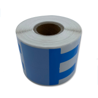 DINTHIN DS50-65-140D 标签纸 50*65mm 不易脱落 可定制移动logo 140片/卷 1卷 蓝