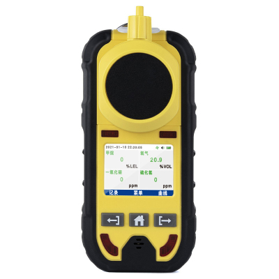润达讯 BH-4 气体检测仪 四合一有毒有害气体检测仪 1台 黄色
