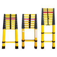 润达讯 RDX-JYT44 绝缘单面竹节梯 4.4米 环氧树脂材质 防滑槽设计 防滑效果好 单位:1把