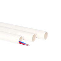 润达讯 RDX-FXC500-38 理线器 PVC穿线管保护管 50mm*3.8m 白色 1根