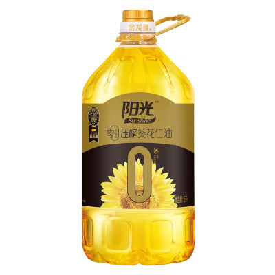 金龙鱼食用油 阳光零反式脂肪压榨葵花仁油5L