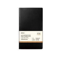 晨光 普惠型皮面本商务办公会议记录本APY1GK78 48K/160页 黑色 1本