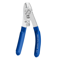 润达讯 H-5 五口米勒钳 剥线钳 剥纤钳 长度165mm 1把 蓝色
