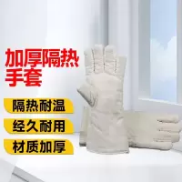 益欣加厚隔热手套 棉布耐高温防烫厨房烘焙锅炉专用劳保手套