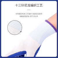 益欣手套劳保丁腈加厚耐磨防滑浸胶挂胶手套