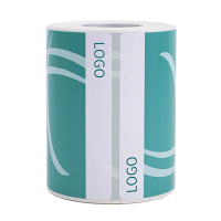 华燏 HY-BQ03 50*80mm 200张/卷 标签纸 (计价单位:卷)白绿色