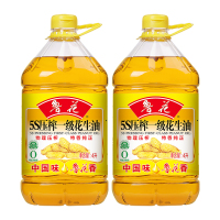 鲁花5S压榨一级花生油4L*2瓶