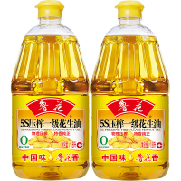 鲁花5S压榨一级花生油1.8L*2