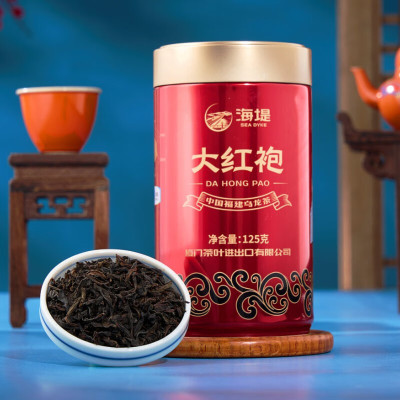 中茶海堤传奇系列-AT103A大红袍浓香大红袍125g 罐装岩茶乌龙茶