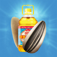 鲁花厨中香浓香葵花仁油5L*1瓶