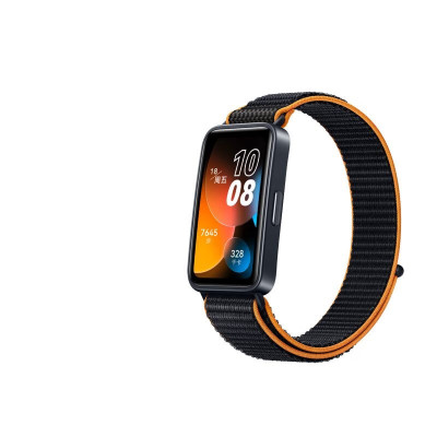 华为HUAWEI手环8 NFC版 活力橙 华为运动手环 智能手环 8.99毫米轻薄设计心率血氧、睡眠监测磁吸快充