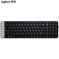 罗技(Logitech)K230键盘 无线键盘 办公键盘 优联 笔记本键盘 黑色 自营 带无线2.4G接收器