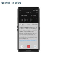 科大讯飞 AI智能录音笔SR901录音转文字视频实时翻译2+10麦克风拾音OCR识别离线转写64G+云储存 钢琴黑