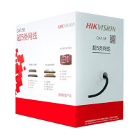 海康威视(HIKVISION)工程级超五类网线无氧铜网线室外 0.5线径 305米/箱 DS-1LN5EO-UU/E