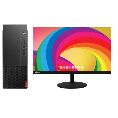 联想(Lenovo)启天M455办公台式电脑i5-12500/32G/1TB+256G/独显4G/来酷23.8英寸/定制