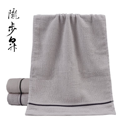 陇步昇 LBS-MJ02 33*74cm颜仕棉毛巾浅灰色