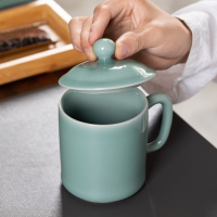 陇步昇LBS-QCB06瓷杯(计价单位:个)青色