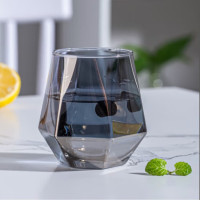 陇步昇LBS-BL01烟灰六角杯玻璃杯 72个/箱(计价单位:箱)烟灰色