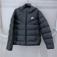 耐克(NIKE)女装棉羽DQ5904-010冬季新款户外防风保暖运动服休闲连帽羽绒服外套