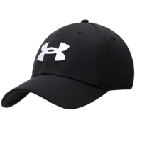 安德玛棒球帽1376700-001遮阳帽棒球帽透气舒适鸭舌帽运动帽