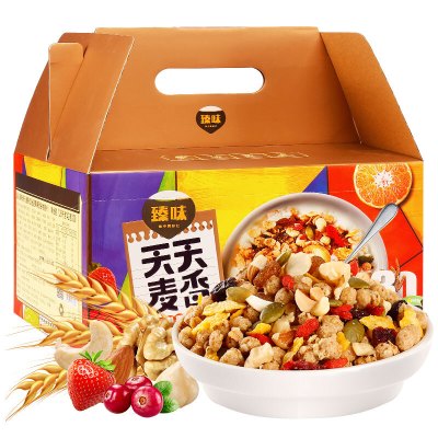 臻味(Delicious) ZQ 天天麦香谷物麦片礼盒6675